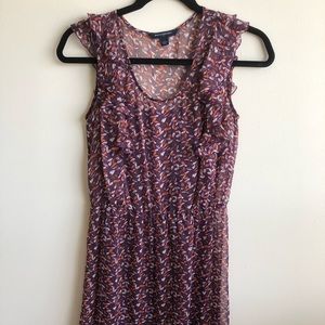 Banana Republic Fall Flutter Dress XS